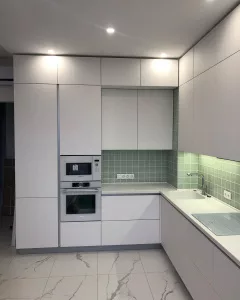 Кухня 255, угловая, серая