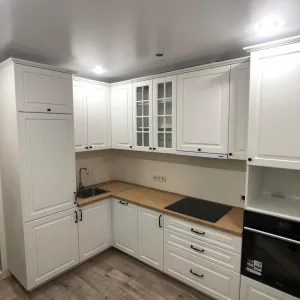 Кухня 943, угловая, белая