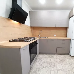 Кухня 725, угловая, серая
